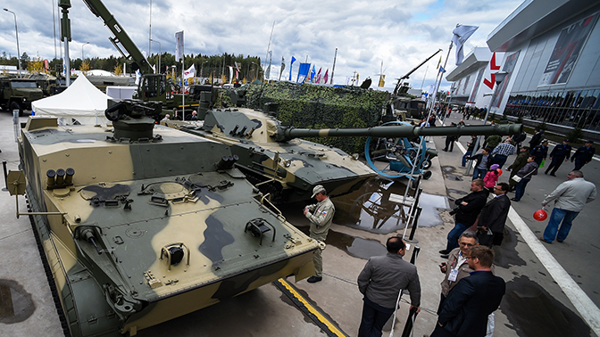 Новейший российский бронетранспортер БТ-3Ф приступил к ходовым испытаниям