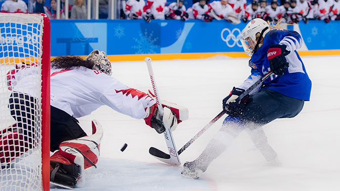 Женская сборная США по хоккею выиграла золото Олимпиады