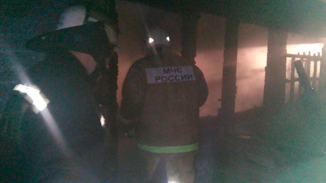 При пожаре в доме в Ростовской области погибли женщина и двое детей