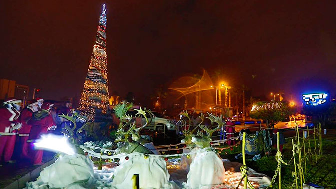 Новогодняя елка впервые за семь лет прошла в русском культурном центре в Дамаске