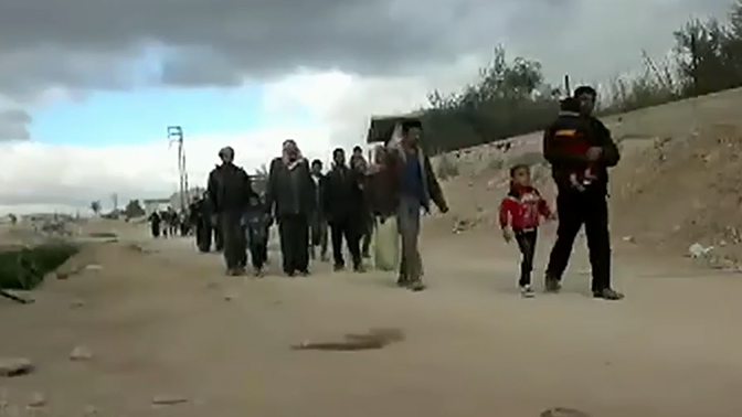 Не менее 3,5 тысячи мирных граждан покинули Восточную Гуту 19 марта