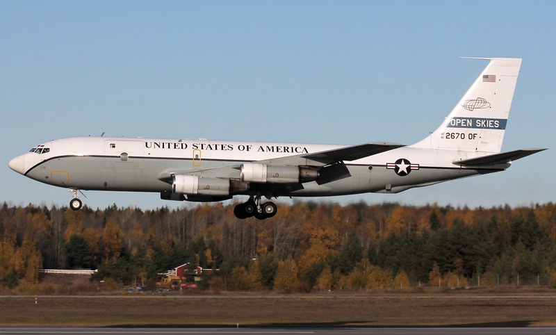 В 2016 году экипаж OC-135B вынужденно прервал выполнение ранее запланированных полётов над Россией.