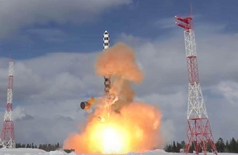 На космодроме «Плесецк» проведены испытания МБР тяжёлого класса «Сармат»