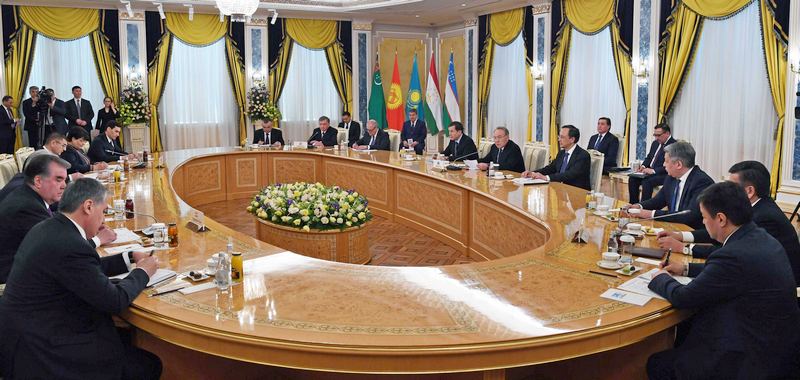 Саммит глав пяти стран Центральной Азии в Астане.