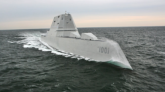 Второй эсминец-«невидимка» готов пополнить ВМС США