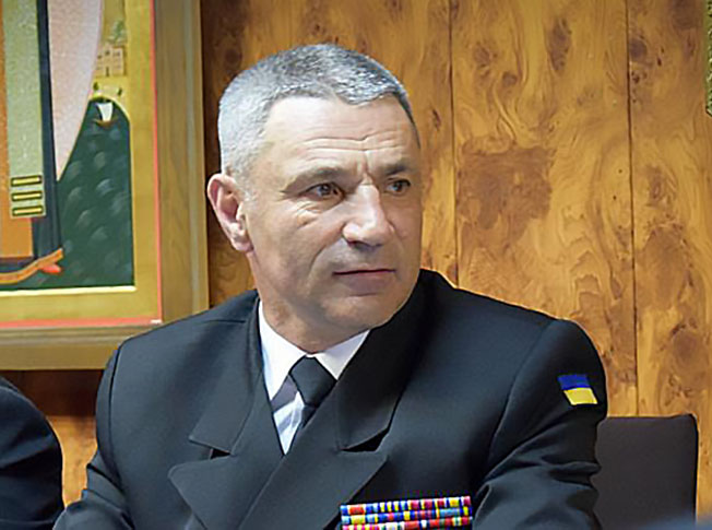 Командующий Военно-морскими силами Украины вице-адмирал Игорь Воронченко.