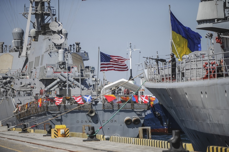 США ведут в городе Очаков строительство центра оперативного управления украинским флотом.