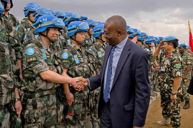 Китайские миротворцы в Африке.