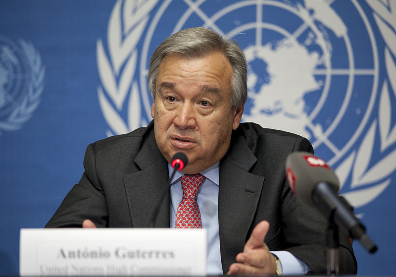 Генеральный секретарь ООН Антониу Гуттереш.
