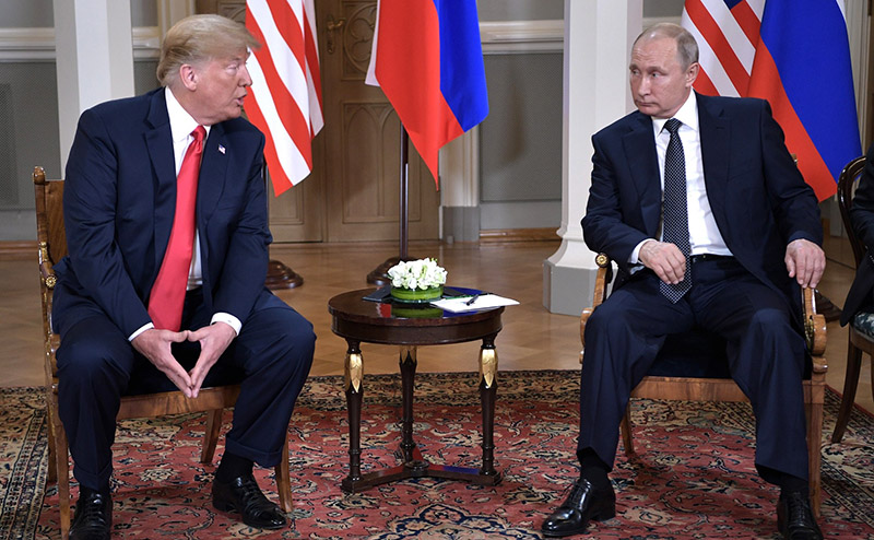 Встреча президентов США и России.