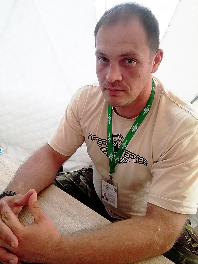 Директор лагеря Андрей Чупрун.