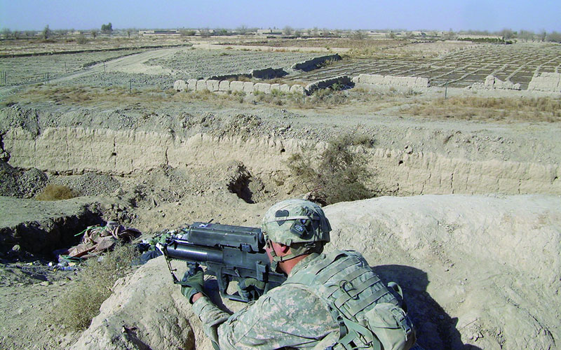 Учебные стрельбы в Афганистане.