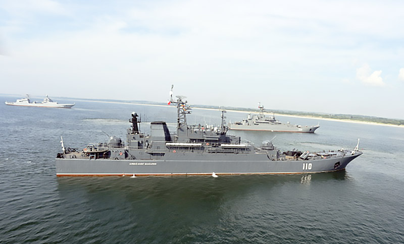 Планируется взаимодействие между сухопутными группировками и силами Военно-Морского флота.