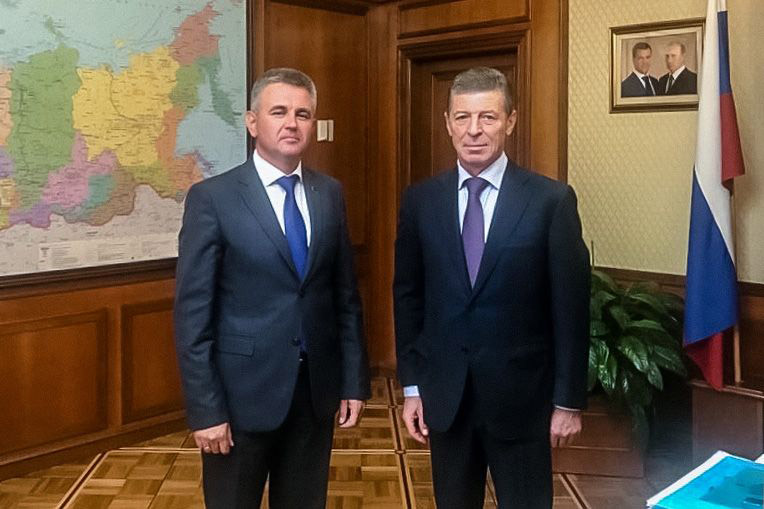 В Москве состоялась встреча Дмитрия Козака с президентом Приднестровья Вадимом Красносельским.