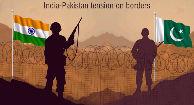 Отношения между Индией и Пакистаном очень напряженные.