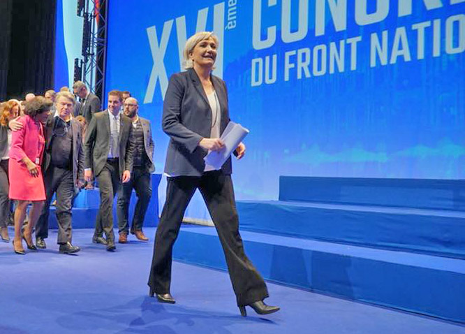 Марин Ле Пен - лидер французского «Национального фронта».