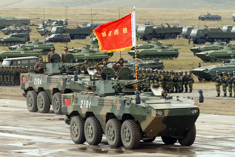 Китайские военнослужащие приняли участие в учениях «Восток-2018».