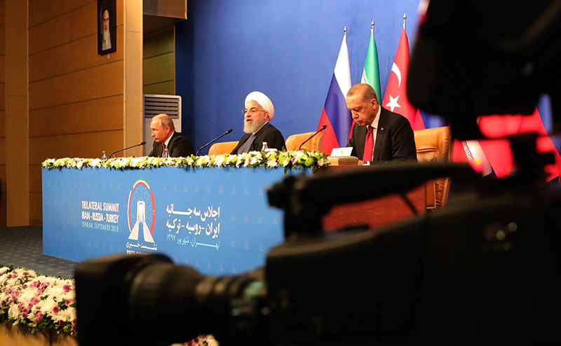 Трехсторонний саммит в Тегеране.