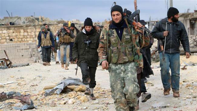Боевики Сирийской свободной арабской армии.