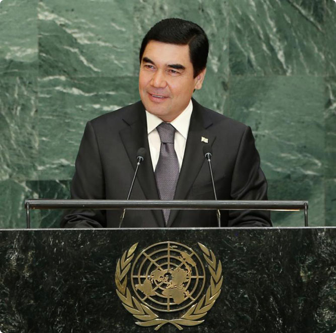 Президент Туркменистана Гурбангулы Бердымухамедов.