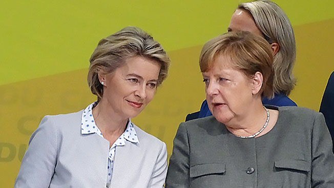Урсула фон дер Ляйен числится в этом неофициальном списке преемников Меркель на посту канцлера.