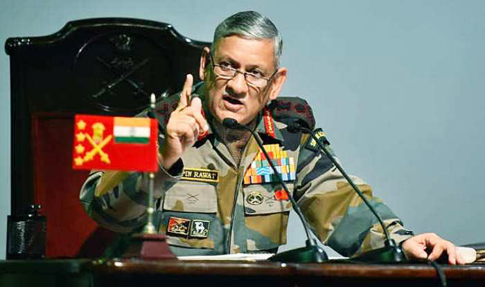 Начальник штаба сухопутных сил Индии генерал-лейтенант Бипин Рават.