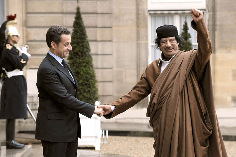 Каддафи финансировал предвыборные кампании французского президента Николя Саркози.