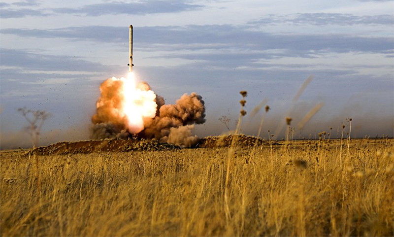 Старт новой российской крылатой ракеты - 9М729.