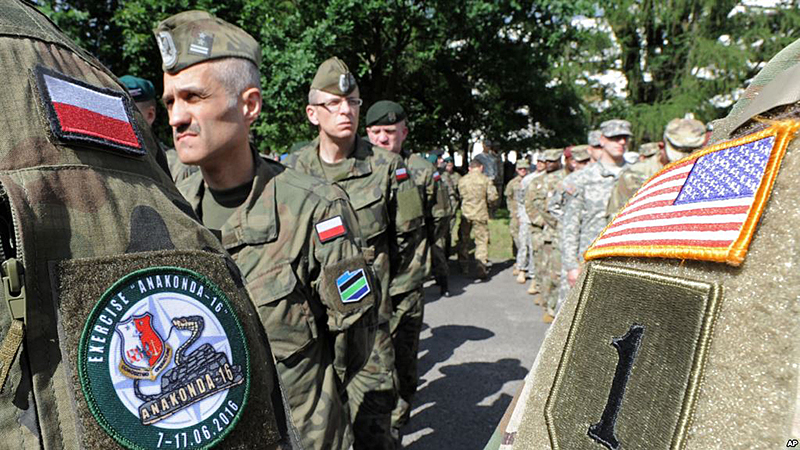 Американские войска в Польше.