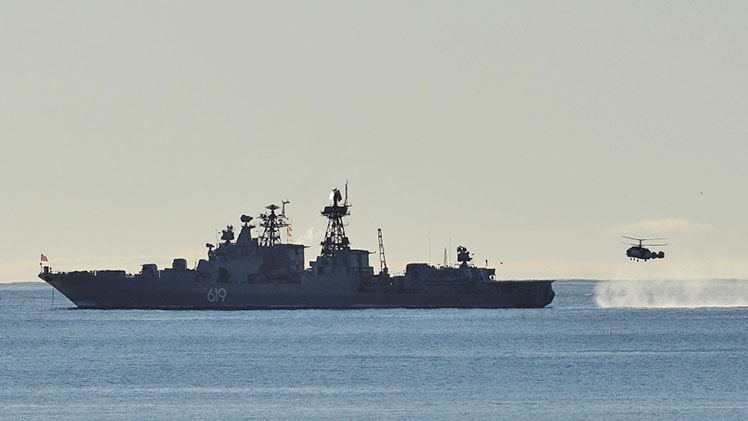 В морской фазе «Востока-2018» участвовали силы Тихоокеанского и Северного флотов.
