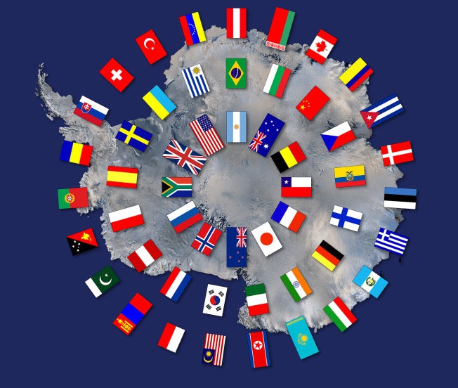 «Договор об Антарктике» предусматривает использование региона только в мирных и научных исследованиях.