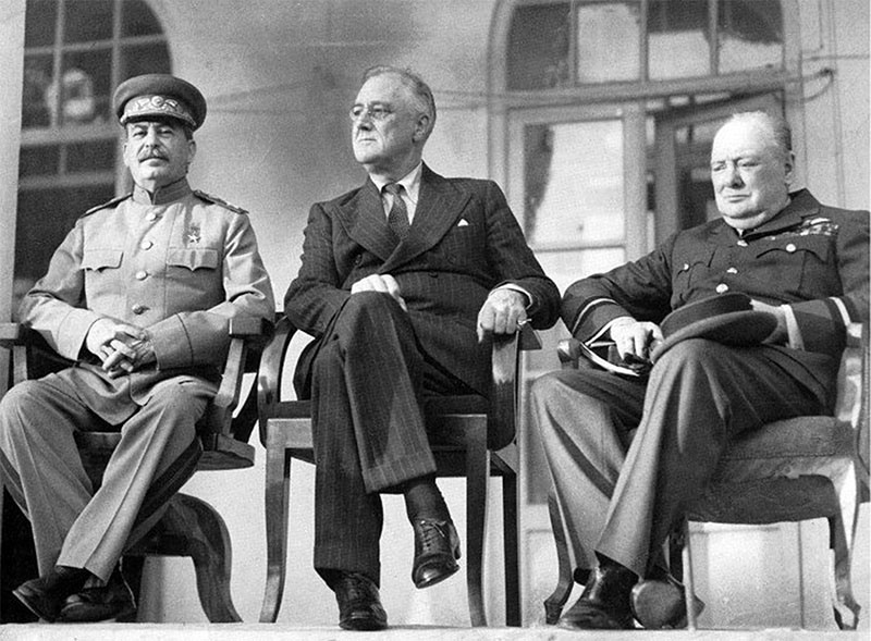 Встреча «Большой тройки» в Тегеране.