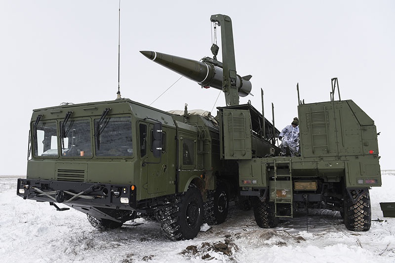 Российская ракета 9М729 «Новатор», предназначенная для комплекса «Искандер».