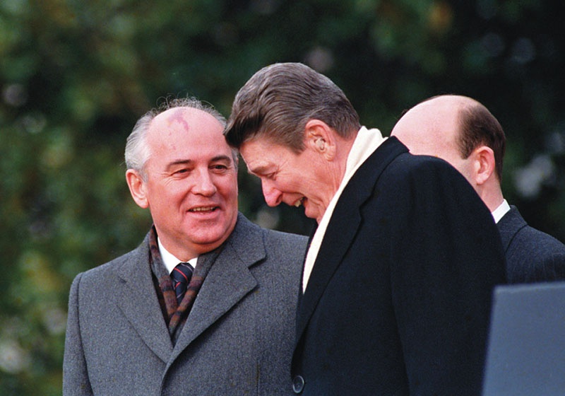 Горбачев и Рейган.