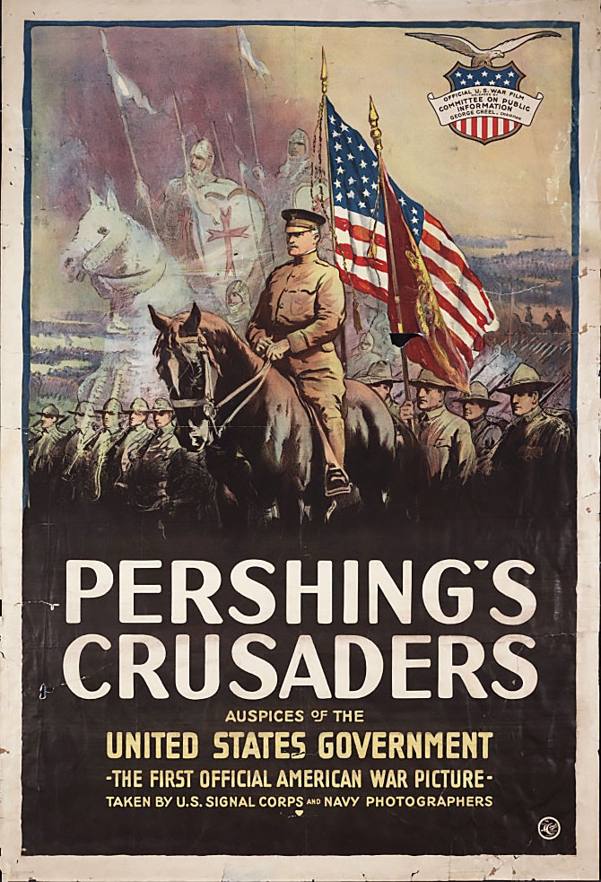 «Крестоносцы Першинга» - первый официальный военный фильм США.