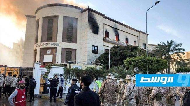 Нападение на здание ливийского МИД в Триполи.