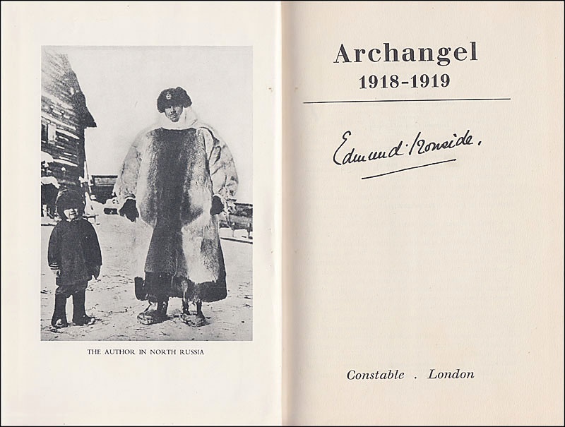 Мемуары генерала Айронсайда «Archangel, 1918 - 1919».