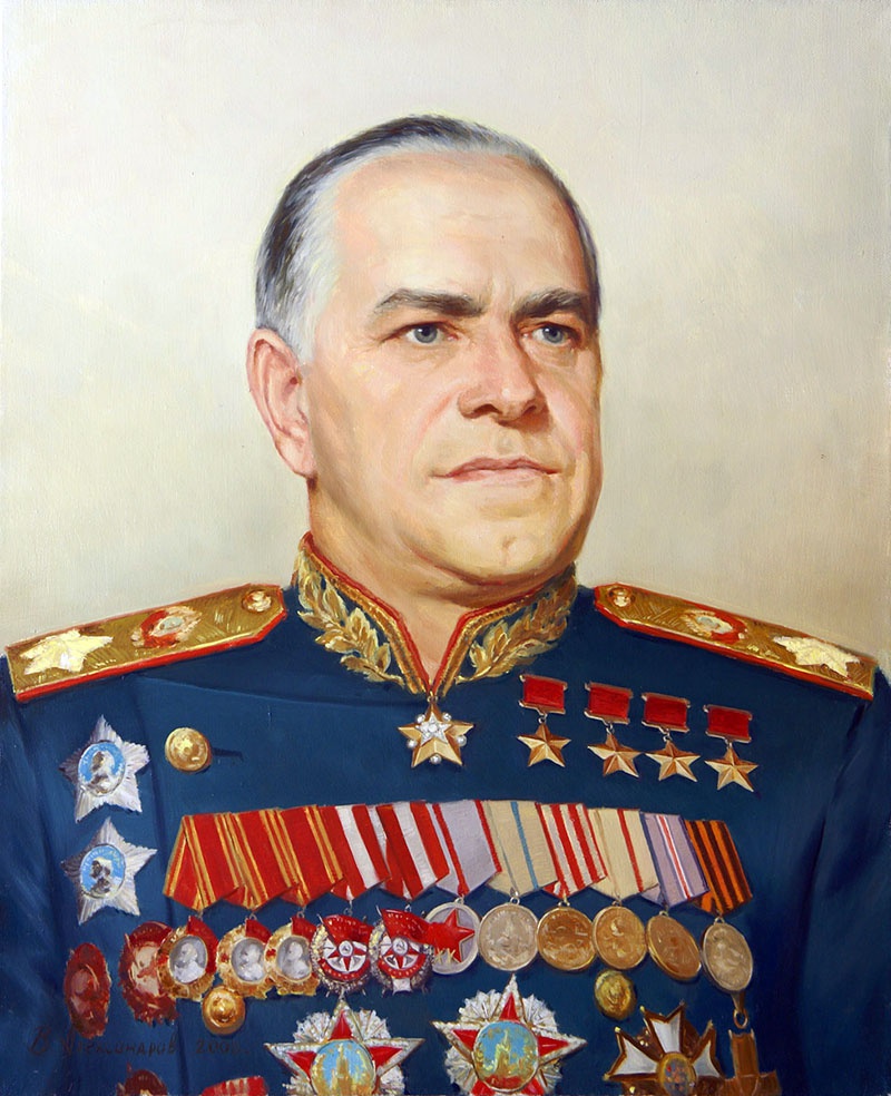 Парадный портрет маршала Г.К.Жукова.