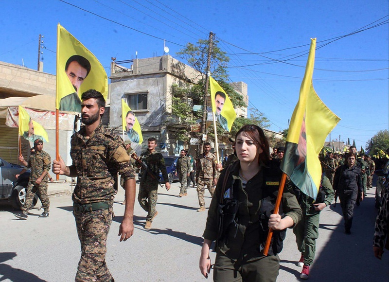 Курдские отряды народной самообороны.