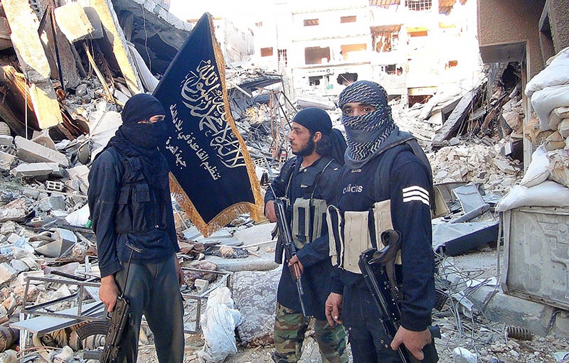 Бойцы из запрещенной группировки «Джабхат ан-Нусра» в Идлибе.