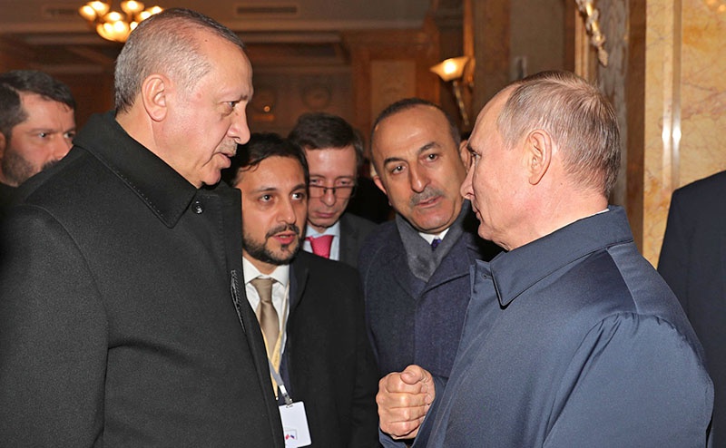 Владимир Путин сначала провел отдельную встречу с Эрдоганом.