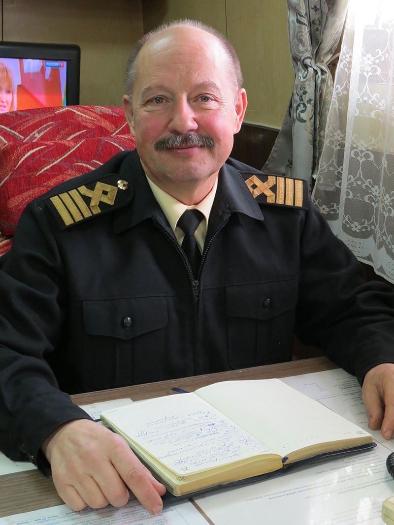 Капитан «Енисея» капитан 1 ранга запаса Ярослав Паршин.