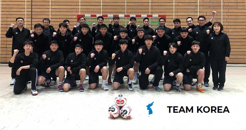 Объединенная команда Кореи по гандболу.