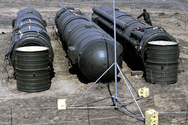 Ракеты РСД-10 подготовленные к уничтожению по программе Нанна-Лугара.