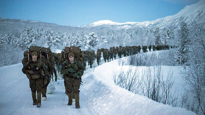 Отряд морской пехоты США  в Норвегии скоро увеличится в два раза.