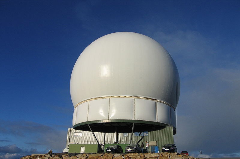 Американская радиолокационная станция ПРО «Глобус-2» в Вардо, рядом с границей с Россией.