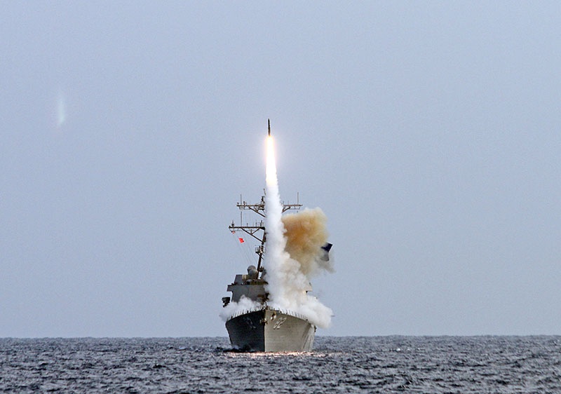 Испытания ВМС США в Тихом океане средств ПРО.