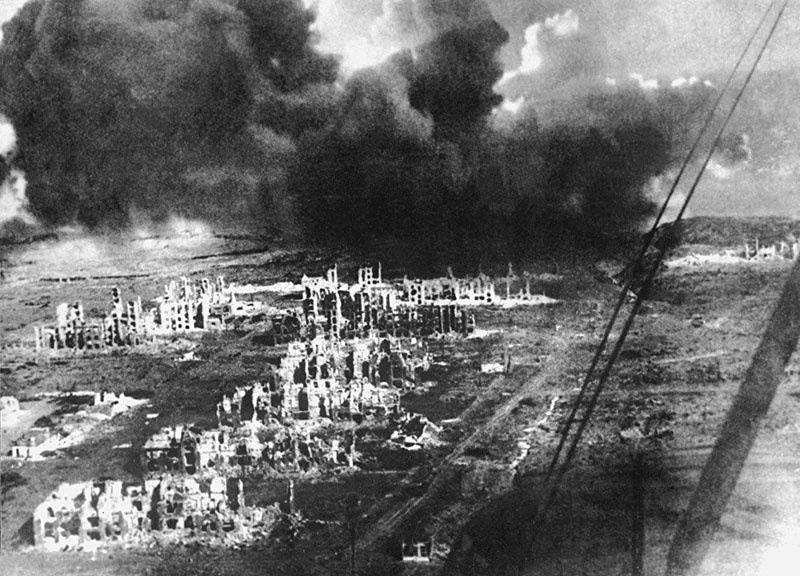 Сталинград горел...