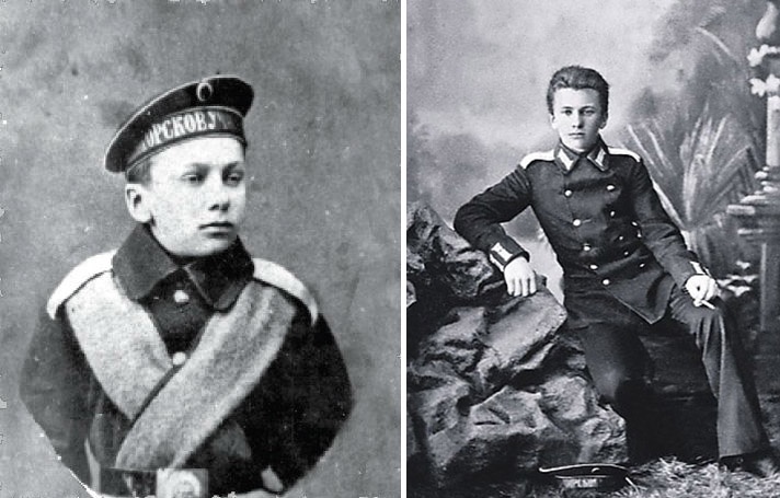 Петя Шмидт - курсант Петербургского морского корпуса.