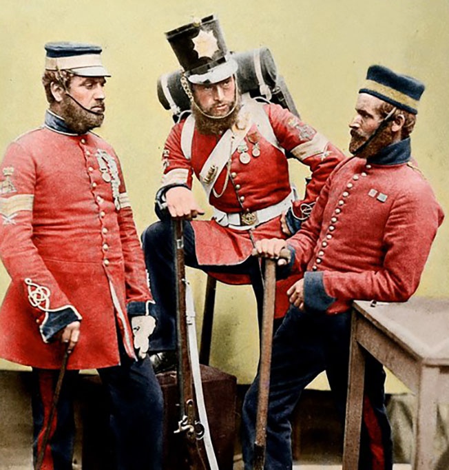 «Рэдкоты» – английские солдаты, прозванные так за ярко-красные мундиры.